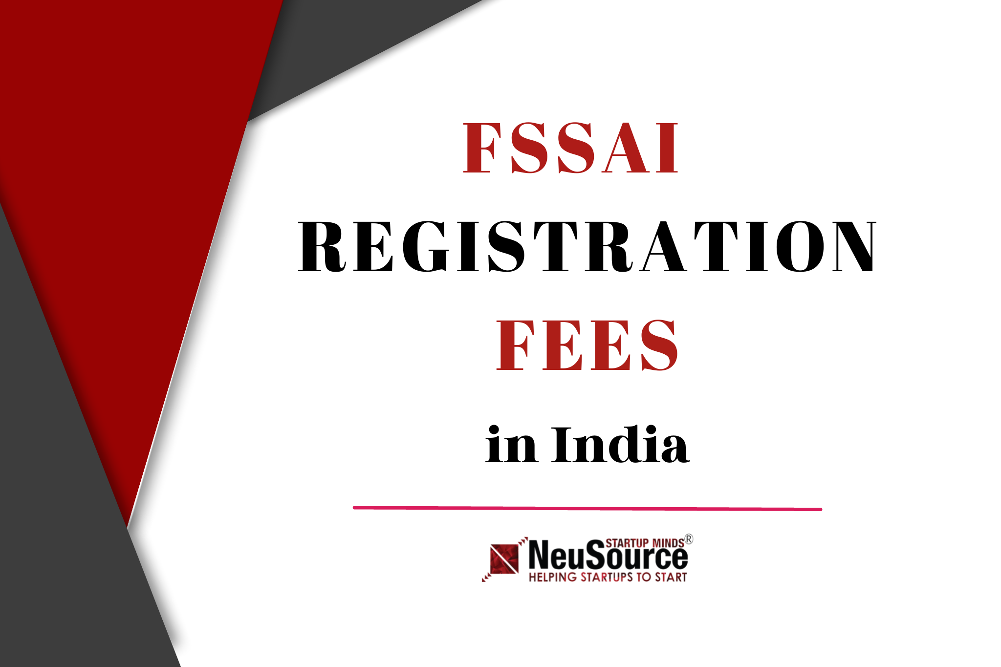 FSSAI Registration Fees in India